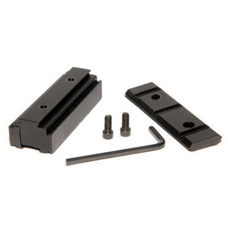 Tri-rail Dovetail 11mm to Weaver Picatinny Rail Adapter